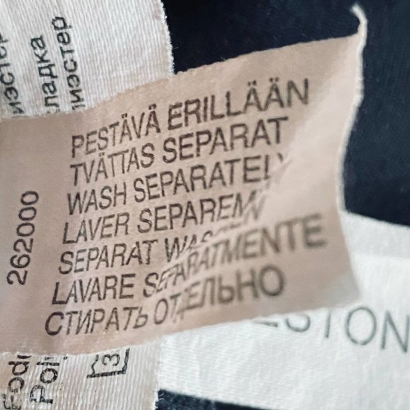 Rukka Motor Bike Bib Pants Sz 28x28 Zip Off Wind Stopper Navy Blue S Vintage - Picture 13 of 14